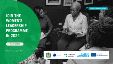 UONGOZI Institute Women’s Leadership Programme (Fully-funded) 2025 for African Women in mid- and senior-level positions across all sectors