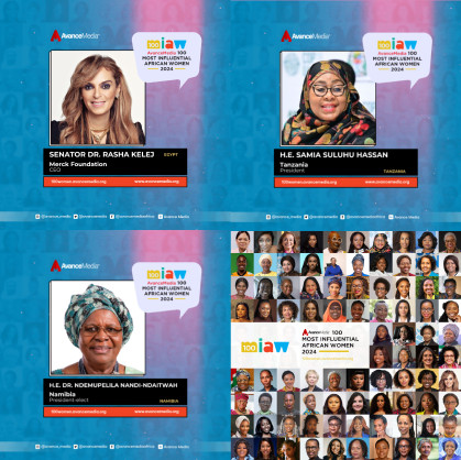Tanzania President, Namibia President Elect and Merck Foundation Chief Executive Officer (CEO) named amongst 100 Most Influential African Women 2024 Tanzania President, Namibia President Elect and Merck Foundation Chief Executive Officer (CEO) named amongst 100 Most Influential African Women 2024