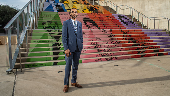 Perot Museum and African American Museum of Dallas Announce Daniel Gunn as Winner of Staircase Project Perot Museum and African American Museum of Dallas Announce Daniel Gunn as Winner of Staircase Project