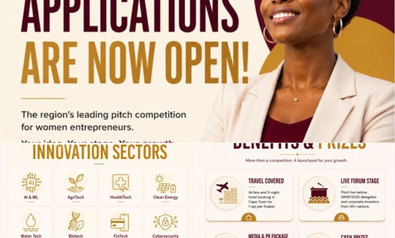 AWIEF Opens Applications for Pitch n Grow 2026 to Support Women-Led